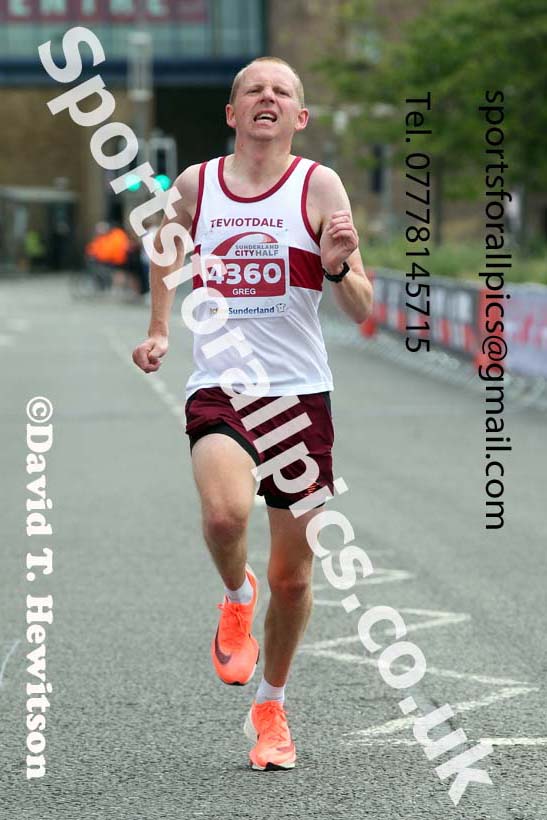 Sunderland City Half Marathon, 2021 Sunderland City 5k, 10k and Half Marathon Road Races. Photo: David T. Hewitson/Sports for All Pics